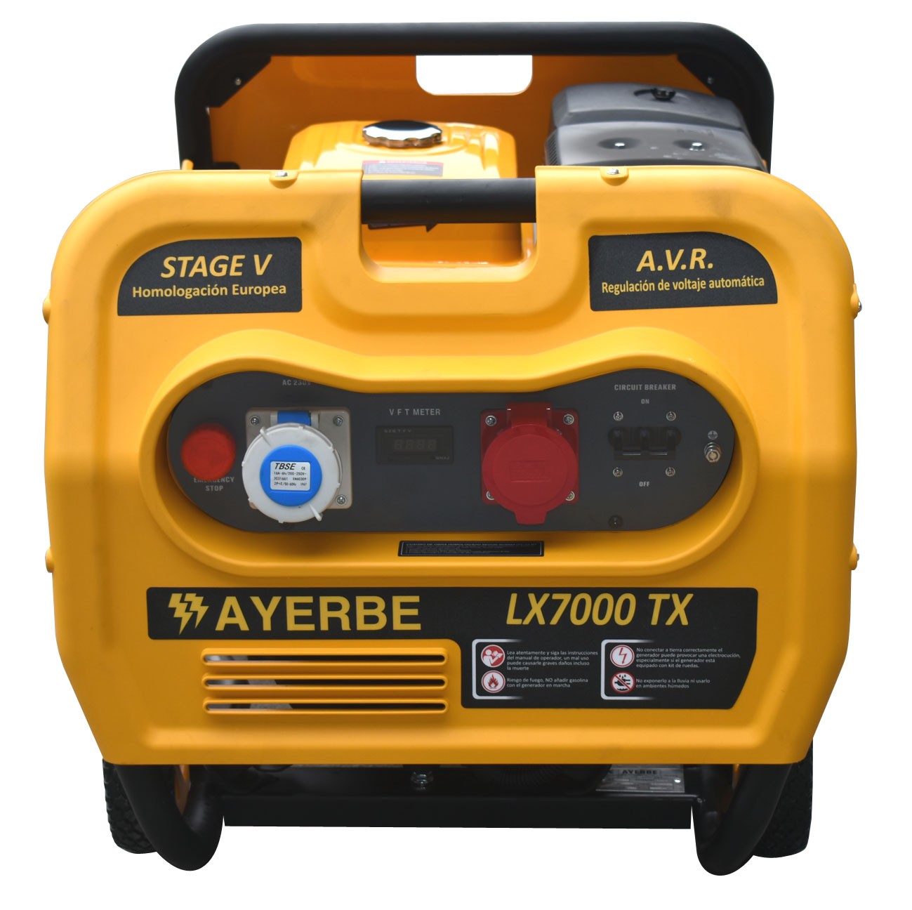 GENERADOR GASOLINA AYERBE LX7000 TX - Imagen 3