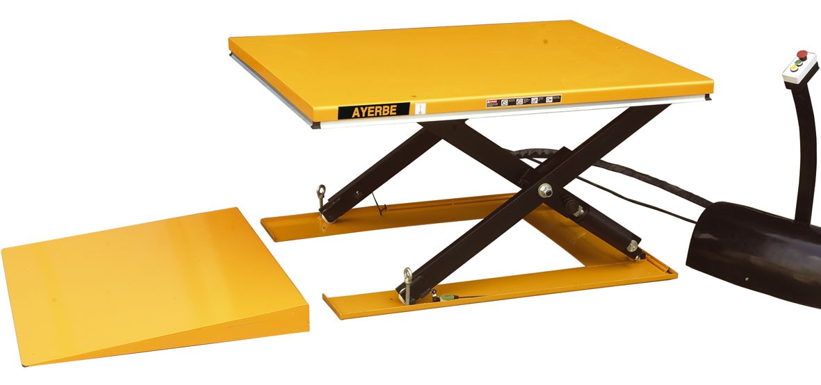 MESA HIDRAULICA ELECTRICA AYERBE 2000-EMH PERFIL BAJO + RAMPA