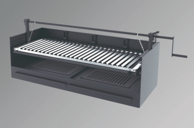 BARBACOA CARBÓN Y LEÑA MODELO BVE-100 FM