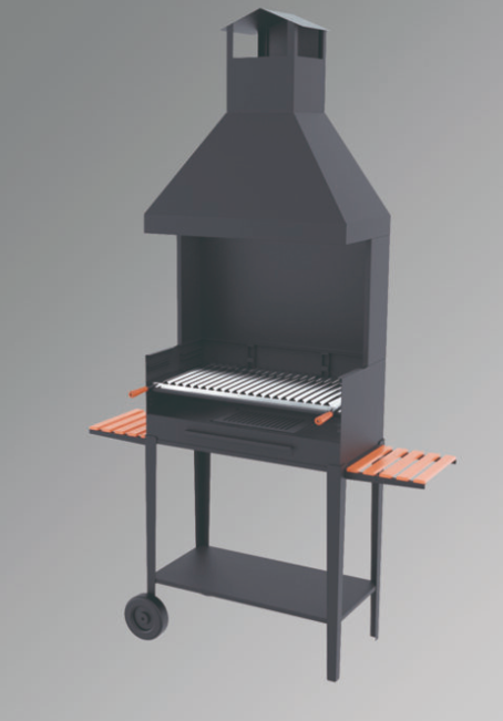 BARBACOAS DE CARBÓN Y LEÑA MODELO BV-84 FM - Imagen 2