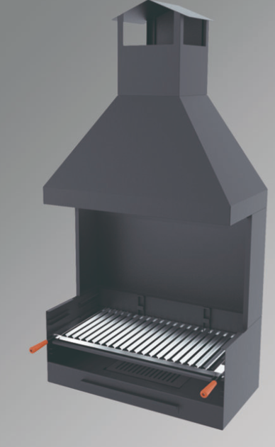 BARBACOA DE CARBÓN Y LEÑA MODELO BV-82 FM
