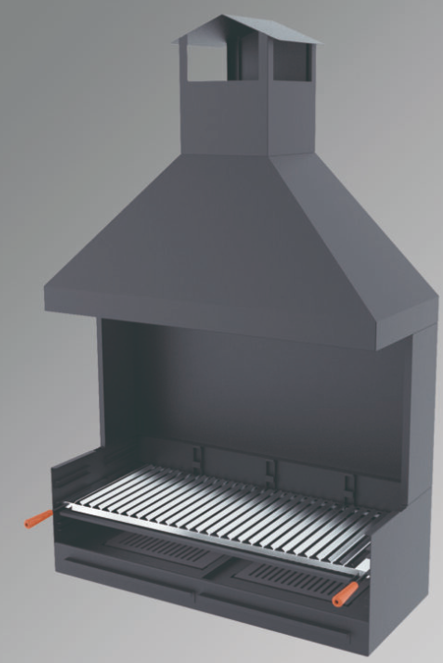 BARBACOA DE CARBÓN Y LEÑA MODELO BV-102 FM - Imagen 2