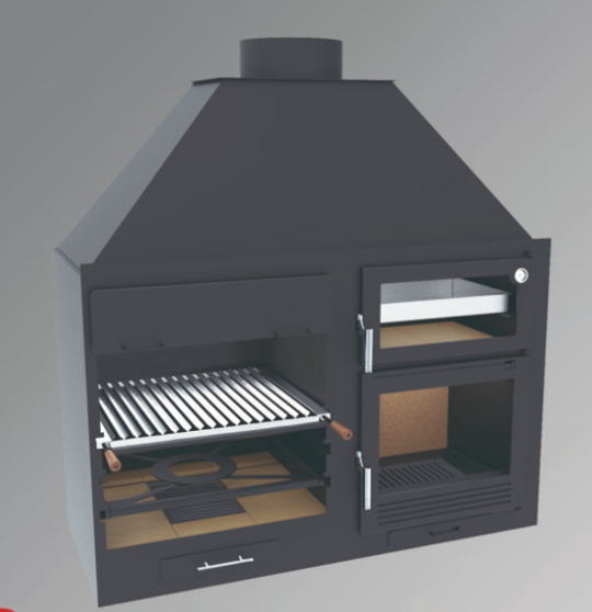 BARBACOA HORNO MODELO FUSIÓN 140 DE FM