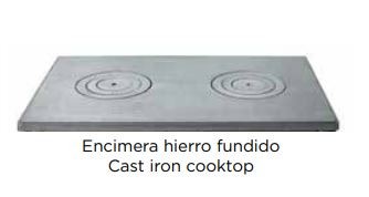 HERGOM COCINA DOMÉSTICA CLÁSICA PULIDA L-07/90 CH SE (LATÓN) - Imagen 5