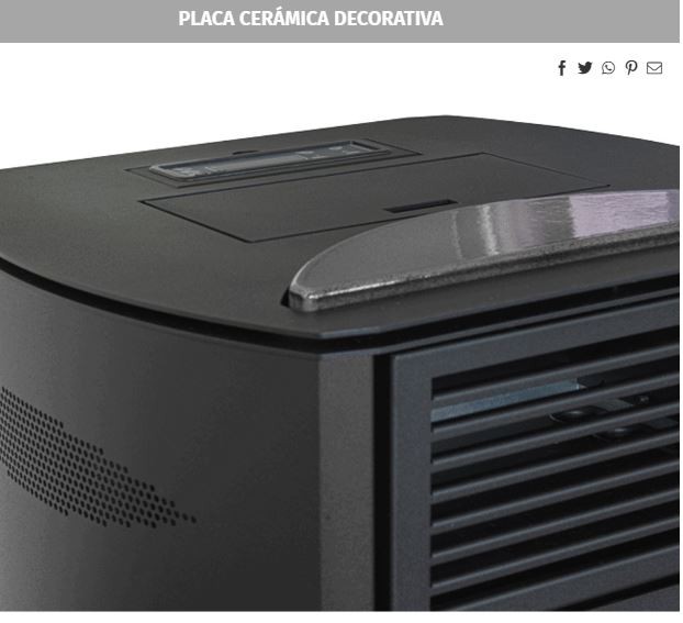 ESTUFA DE PELLETS HERGOM MODELO ENZA 10 - Imagen 2