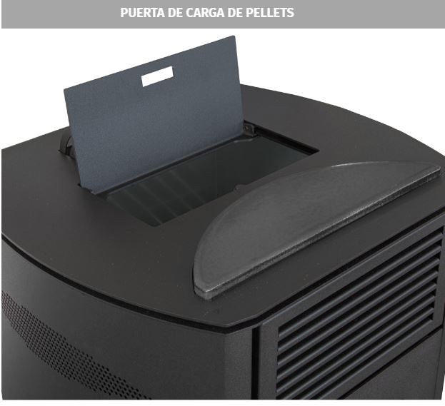 ESTUFA DE PELLETS HERGOM MODELO ENZA 10 - Imagen 3