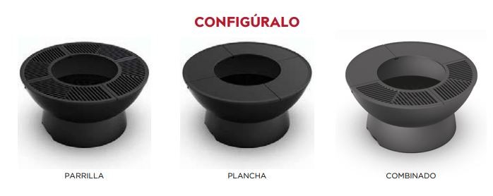 FIRE PIT BAJA DE HERGOM CUENCO EN HIERRRO FUNDIDO - Imagen 4