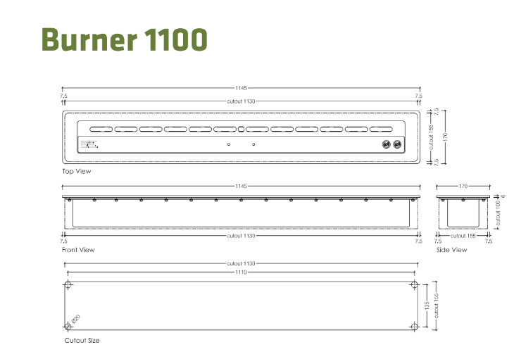 BURNER 1100 LACUNZA - Imagen 4