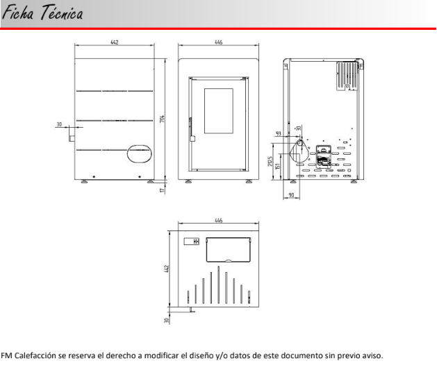 ESTUFA PELLET FM MODELO BP-CH - Imagen 6