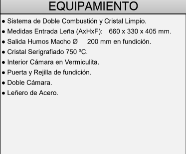 ESTUFA DE LEÑA FM MODELO M-180 LK/K/FK (CON LEÑERO/PARA COLGAR) - Imagen 5