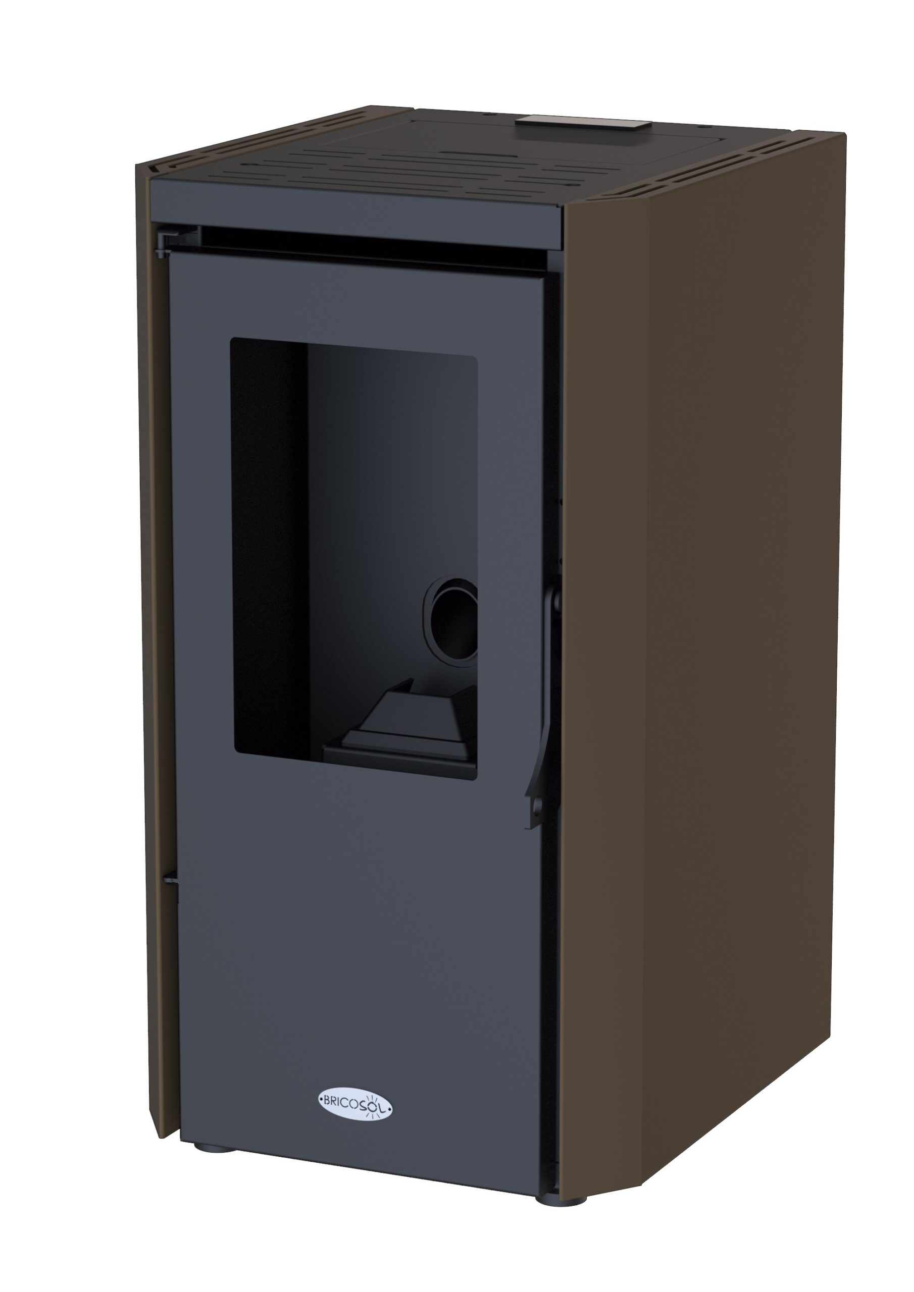 ESTUFA DE PELLETS BRICOSOL 6 KW (FABRICADA POR BRONPI) - Imagen 4