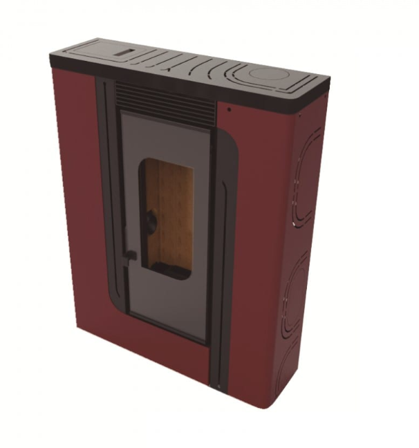 ESTUFA DE PELLETS AIRE PASILLO 9KW FM MODELO BP-300 - Imagen 3