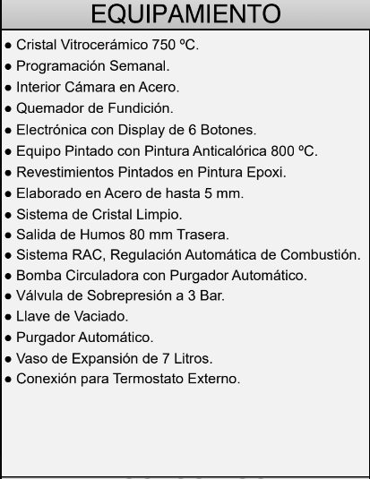 ESTUFA DE PELLETS FM MODELO BP-500 H - Imagen 3
