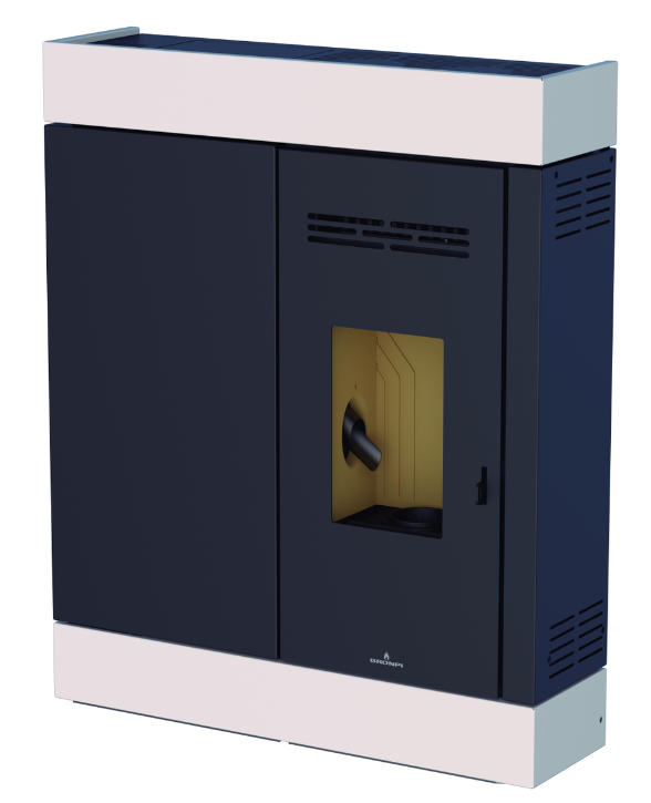 ESTUFA DE PELLET BRONPI MODELO CIRA EXTRAPLANA - Imagen 2