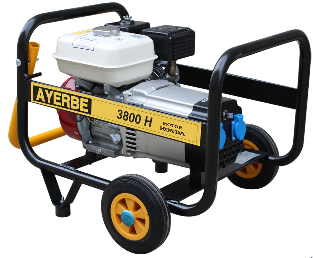 GENERADOR AYERBE 3800 H-MN HONDA GX-160 - Imagen 2