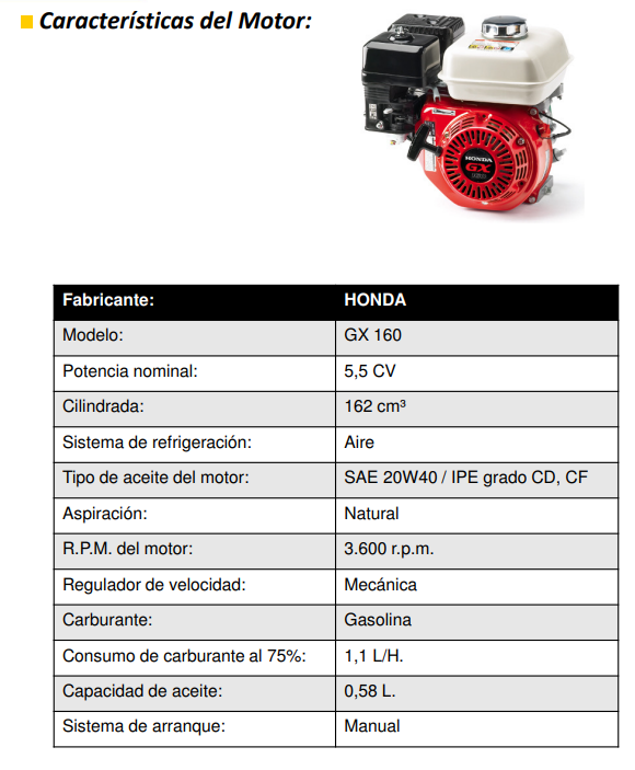 GENERADOR AYERBE 3800 H-MN HONDA GX-160 - Imagen 5