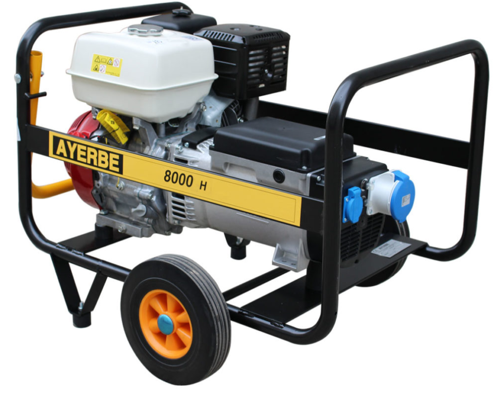 GENERADOR AYERBE 8000 H-MN E HONDA GX-390 - Imagen 2