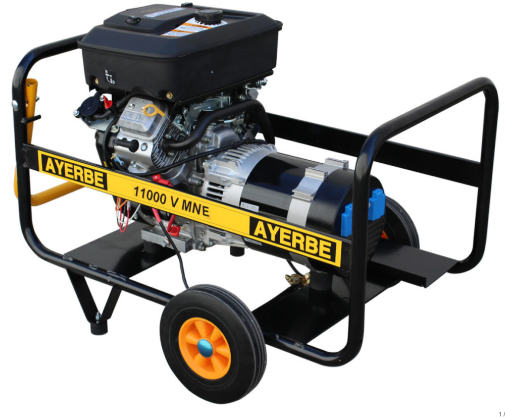 GENERADOR GASOLINA AYERBE 11000 V MN ARRANQUE ELECTRICO - Imagen 3