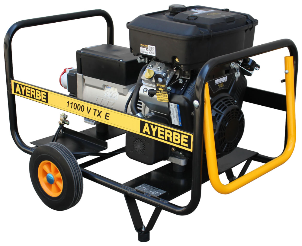 GENERADOR GASOLINA AYERBE 11000 V TX ARRANQUE ELECTRICO - Imagen 2