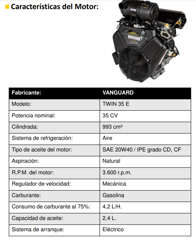 GENERADOR GASOLINA AYERBE 24000 V TX ARRANQUE ELECTRICO - Imagen 4