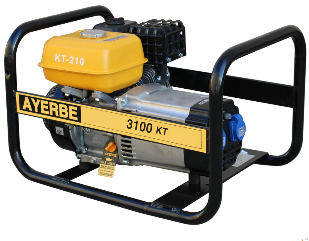 GENERADOR AYERBE 3100 MN KIOTSU KT-168 - Imagen 2