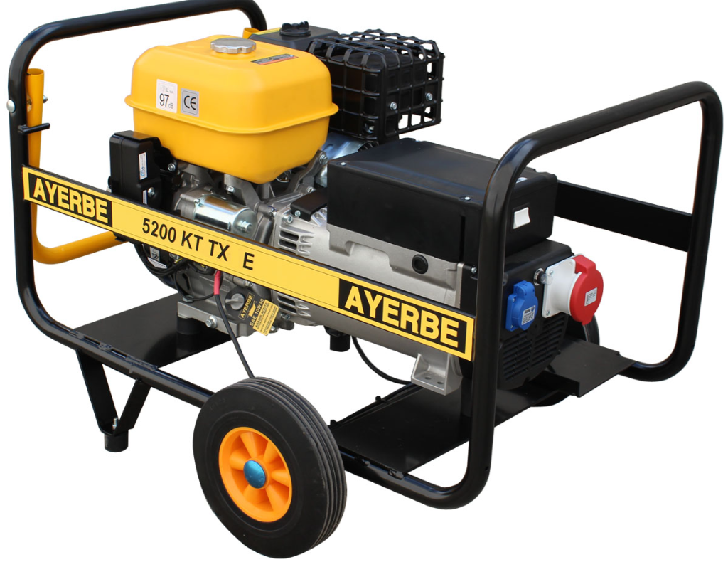 GENERADOR GASOLINA AYERBE 5200 KIOTSU ARRANQUE ELECTRICO - Imagen 2