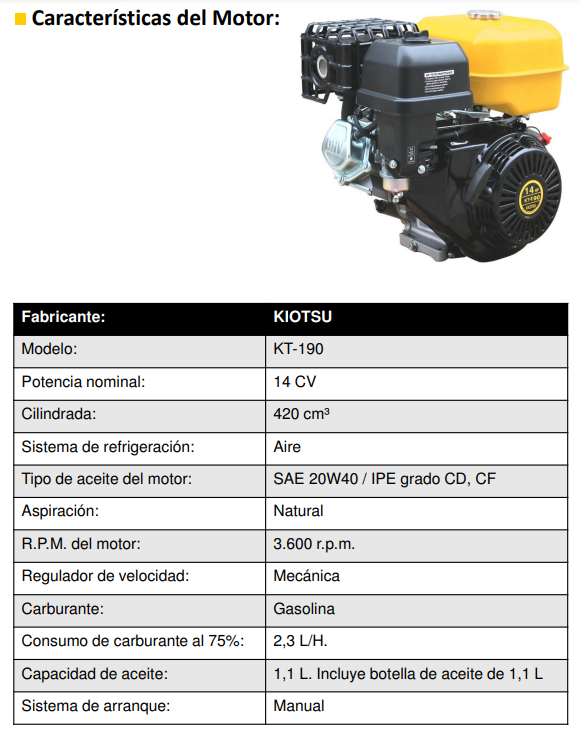 GENERADOR GASOLINA AYERBE LX5500 - Imagen 4