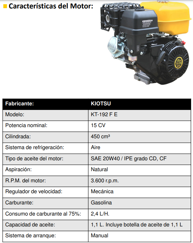 GENERADOR GASOLINA AYERBE LX7000 - Imagen 4