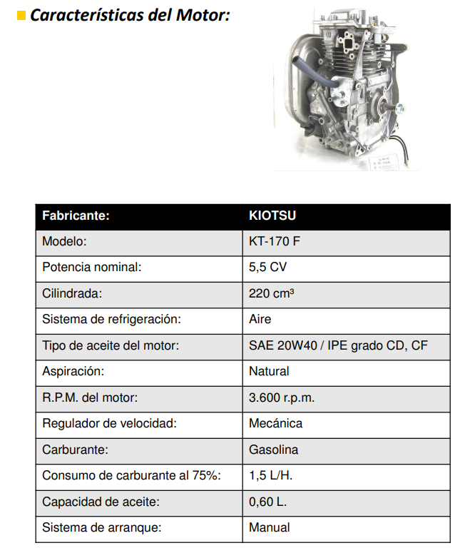 GENERADOR GASOLINA ENERGEN 4000 INV - Imagen 5
