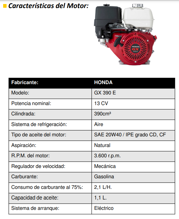 GENERADOR GASOLINA AYERBE 6000 AVR ARRANQUE ELECTRICO - Imagen 4