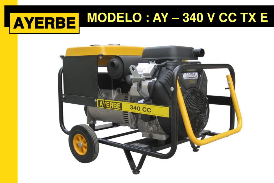 GRUPOS ELECTRÓGENOS Y MOTOSOLDADURAS - AYERBE 340 CC – V - Imagen 4