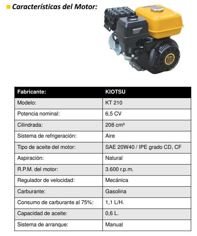 GRUPOS ELECTRÓGENOS Y MOTOSOLDADURAS - AYERBE 130 KT CA - Imagen 5