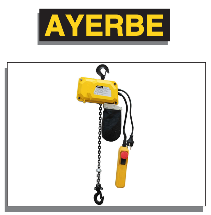 ELEVADOR ELÉCTRICO CADENA AYERBE 150 EC - Imagen 3