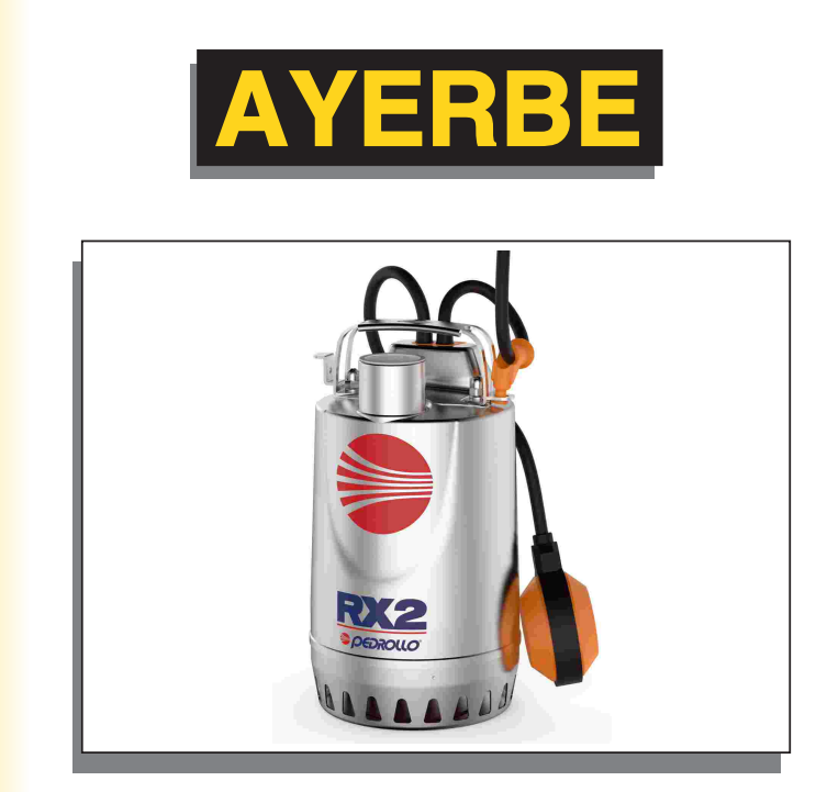 ELECTROBOMBAS SUMERGIBLES - AYERBE 160 RXm1 INOX - Imagen 3