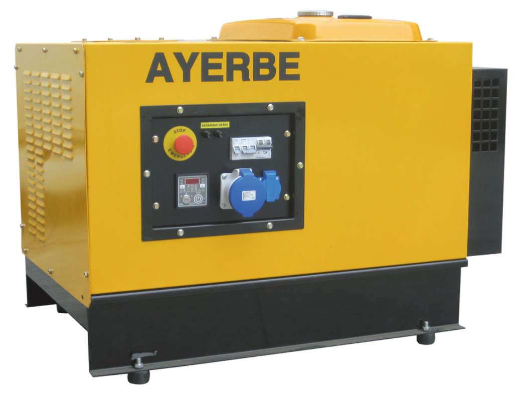 GRUPOS ELECTROGENOS 3000 r.p.m. GASOLINA - AYERBE 6000 KIOTSU – MN AVR INS Eléctrico