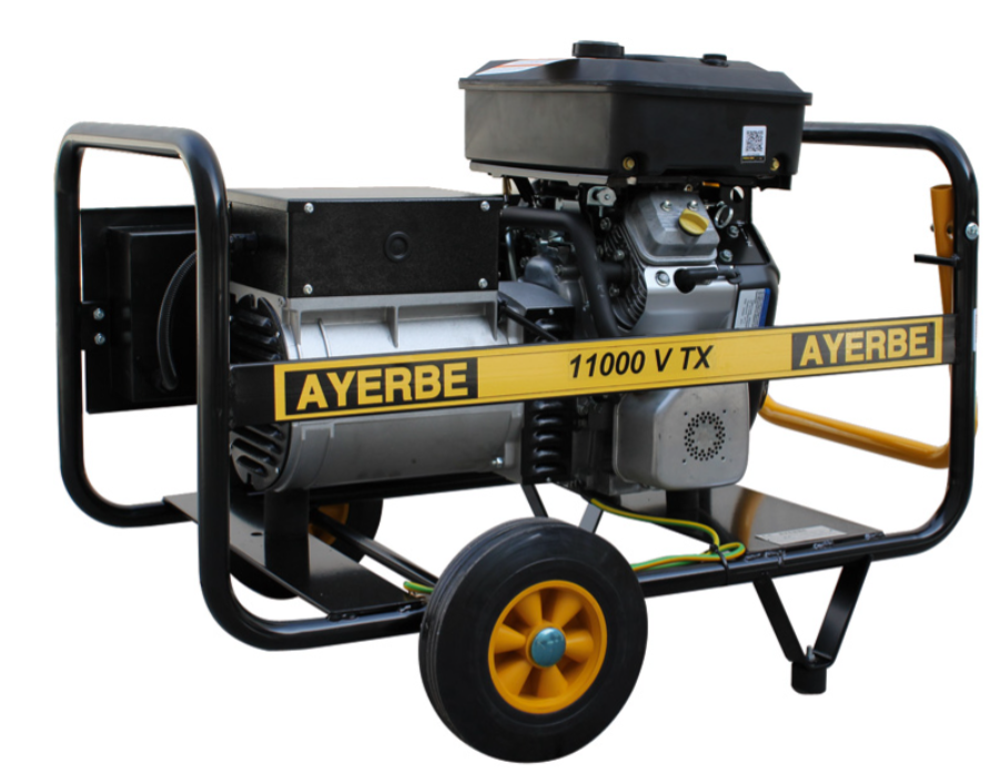GRUPOS ELECTROGENOS 3000 r.p.m. GASOLINA - AYERBE 11000 V MN AVR E