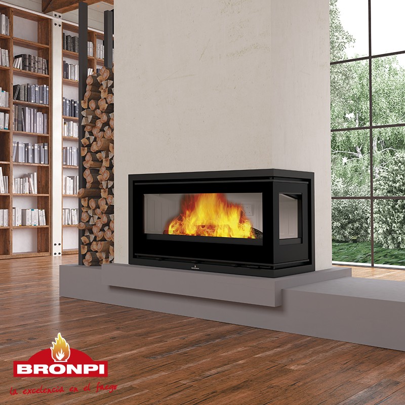 INSERTABLE DE LEÑA CAIRO 90-E BRONPI
