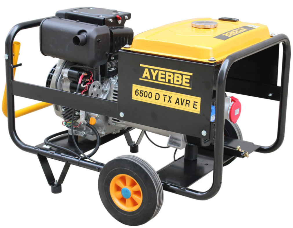 GRUPOS ELECTROGENOS 3000 R.P.M. DIESEL - AYERBE 6500 D TX AVR E