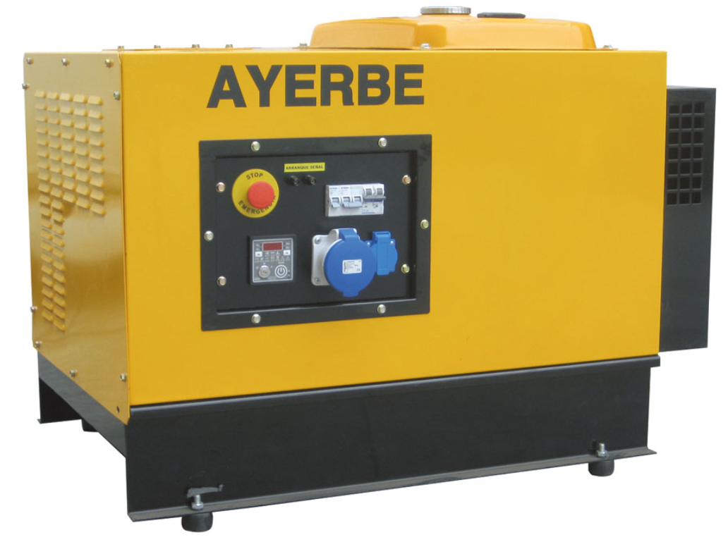 GRUPOS ELECTROGENOS 3000 r.p.m. GASOLINA - AYERBE 5000 H INS E