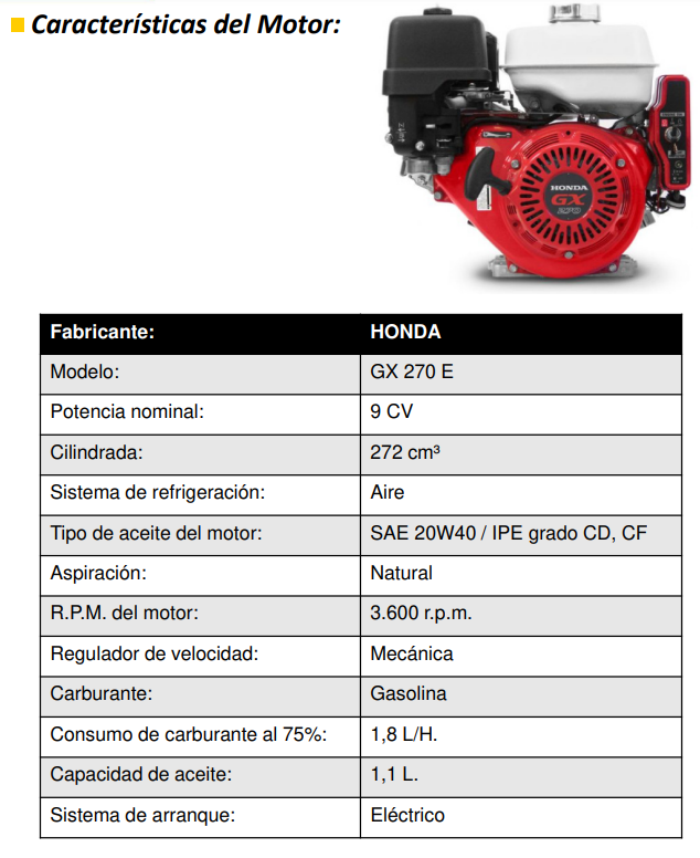 GRUPOS ELECTROGENOS 3000 r.p.m. GASOLINA - AYERBE 5500 H TX INS E - Imagen 4