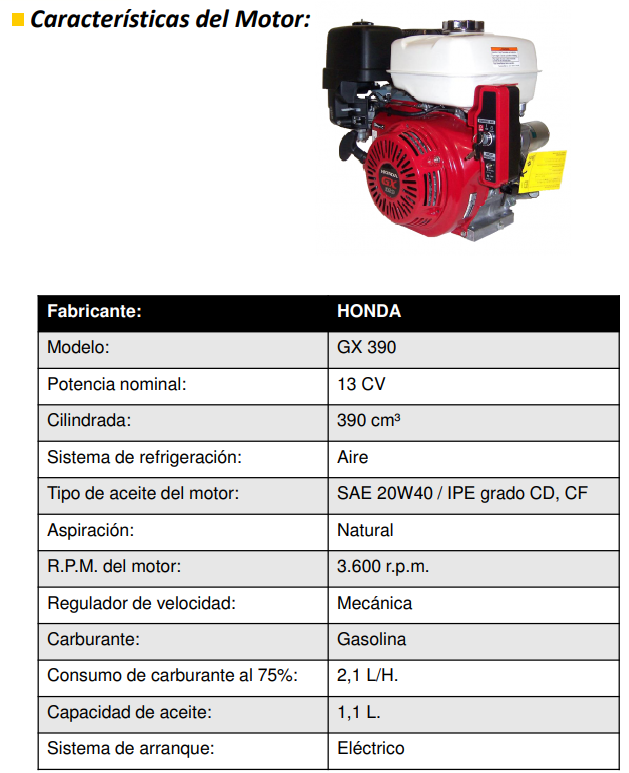 GRUPOS ELECTROGENOS 3000 r.p.m. GASOLINA - AYERBE 8000 H TX INS E - Imagen 4
