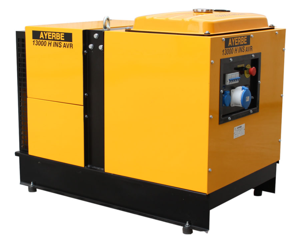GRUPOS ELECTROGENOS 3000 r.p.m. GASOLINA - AYERBE 13000 H MN INS E