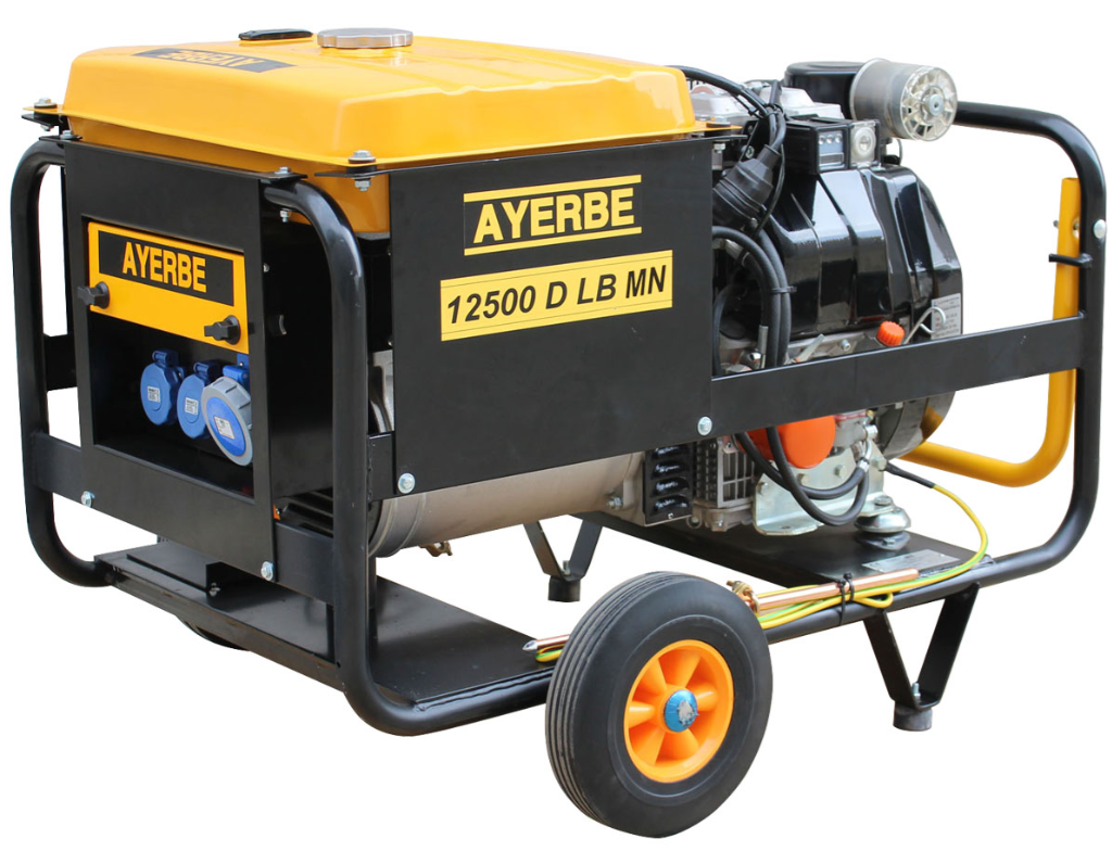 GRUPOS ELECTROGENOS 3000 R.P.M. DIESEL - AYERBE 12500 D LB MN E