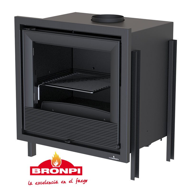 ESTUFA DE LEÑA INSERTABLE BRONPI MODELO PARIS 55 - Imagen 3