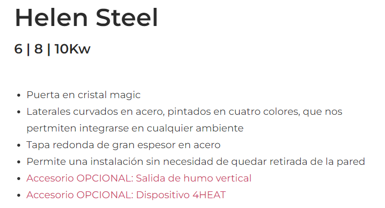 ESTUFA DE PELLETS HELEN STEEL 10 DE FERLUX - Imagen 5