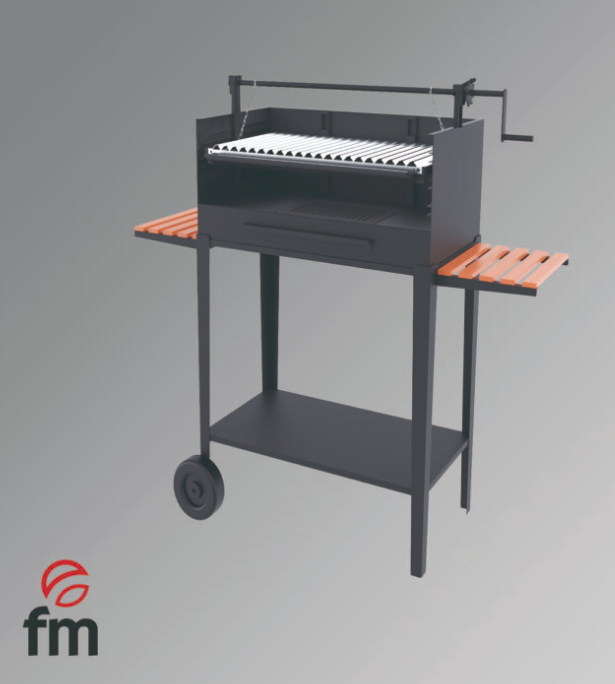 BARBACOAS FR CARBÓN Y LEÑA MODELO BVE-63 DE FM - Imagen 2