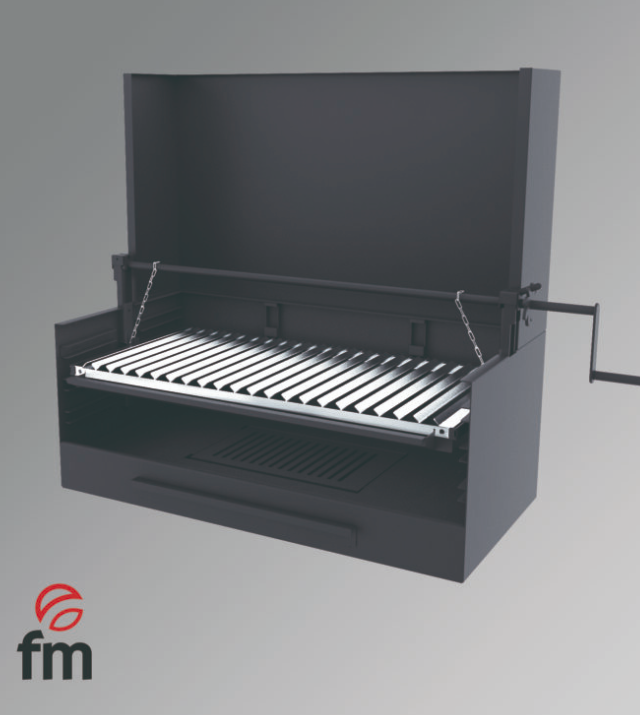 BARBACOAS FR CARBÓN Y LEÑA MODELO BVE-81 DE FM