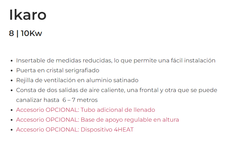 ESTUFA DE PELLETS IKARO 8 DE FERLUX - Imagen 3