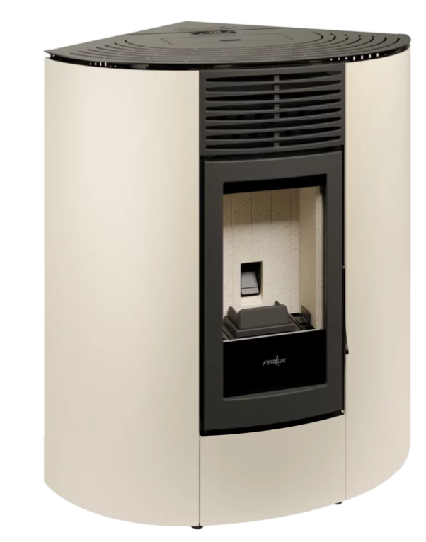 ESTUFA DE PELLETS LARA 10 BLANCO PERLA DE FERLUX