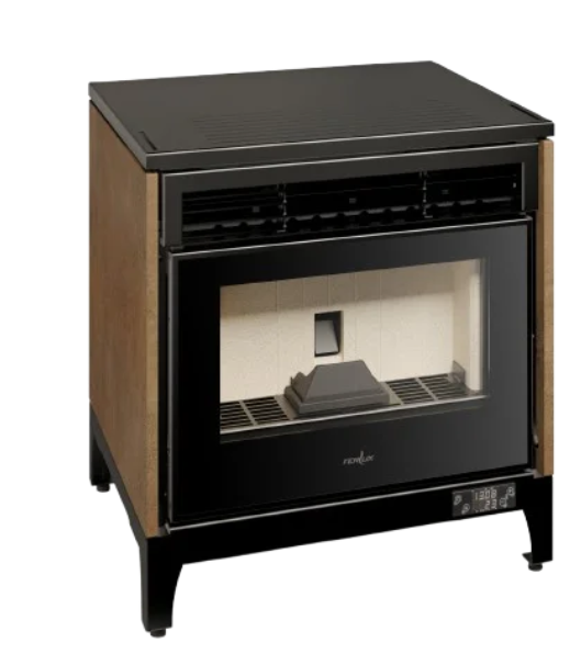ESTUFA DE PELLET FERLUX 8KW MODELO ODIN PIEDRA - Imagen 2